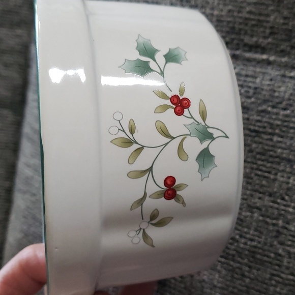 Pfaltzgraff Holiday Dip Dish Nd Knife - Picture 4 of 9